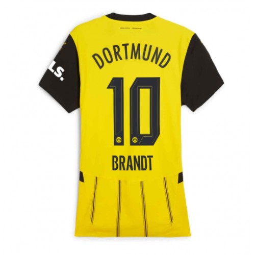 Dres Borussia Dortmund Julian Brandt #10 Domaci za Žensko 2024-25 Kratak Rukav